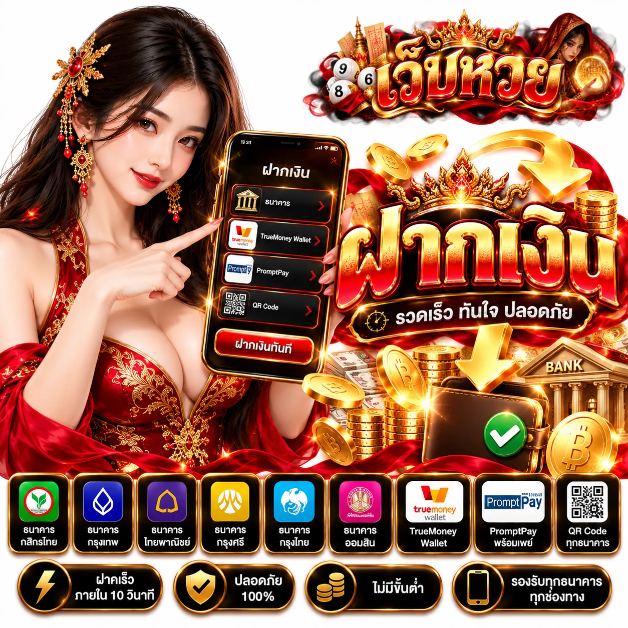 เว็บหวย - ฝากเงิน